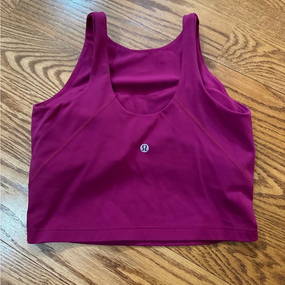 lululemon athletica Magenta Crop Tank Top